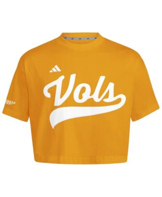 Women's Tennessee Orange Tennessee Volunteers Cropped Baseball Fashion Jersey