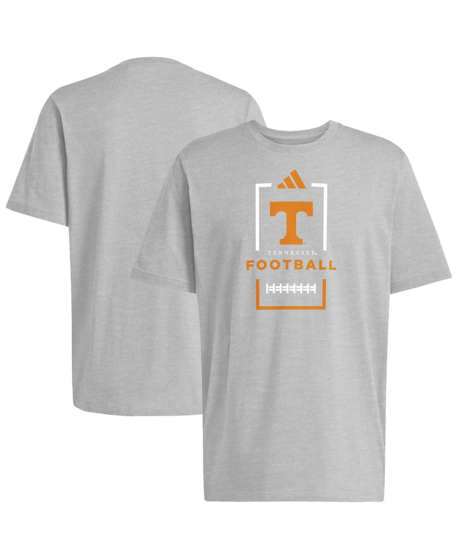 Men's Gray Tennessee Volunteers Football T-Shirt