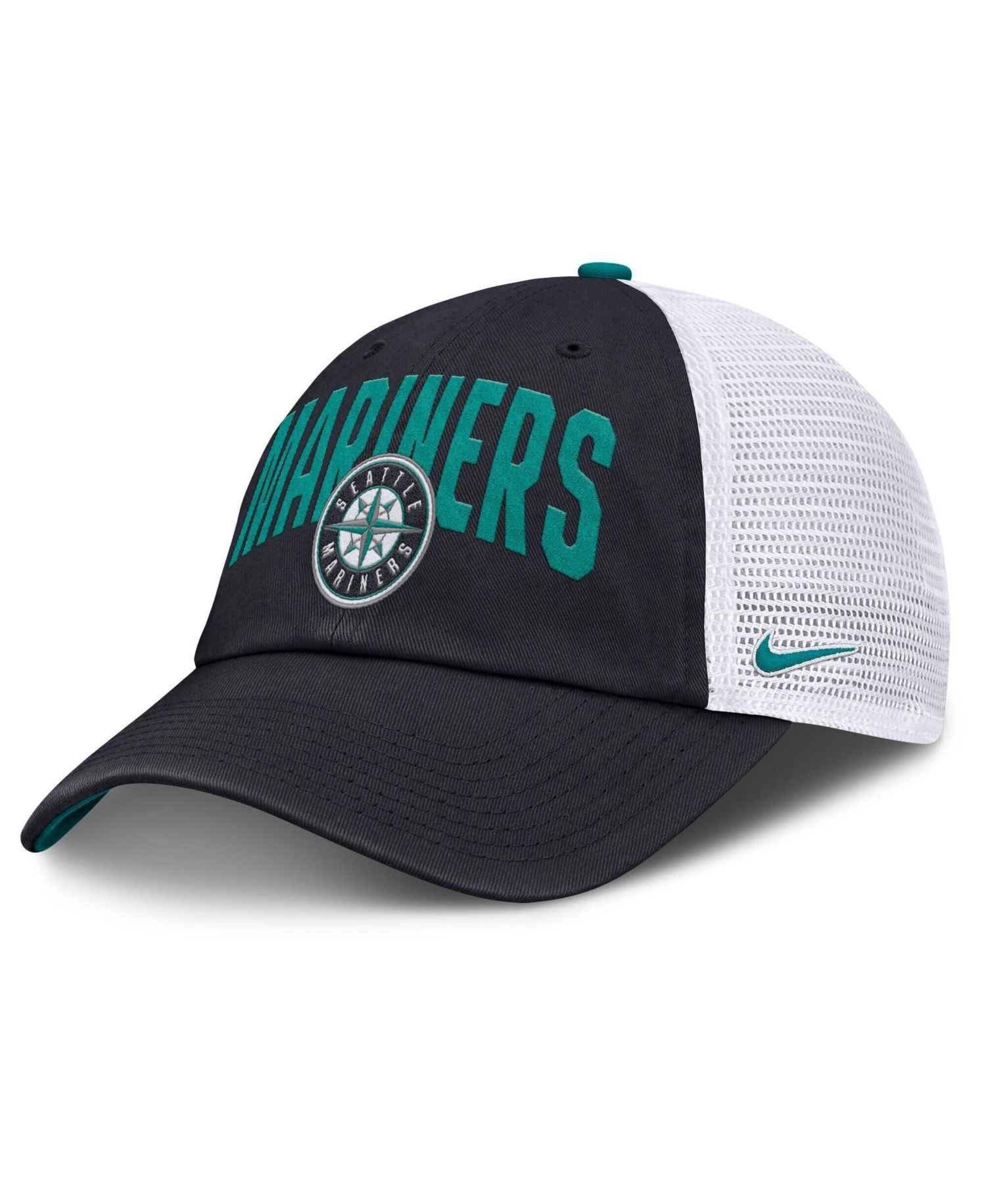 Men's Navy Seattle Mariners Primetime Club Adjustable Trucker Hat