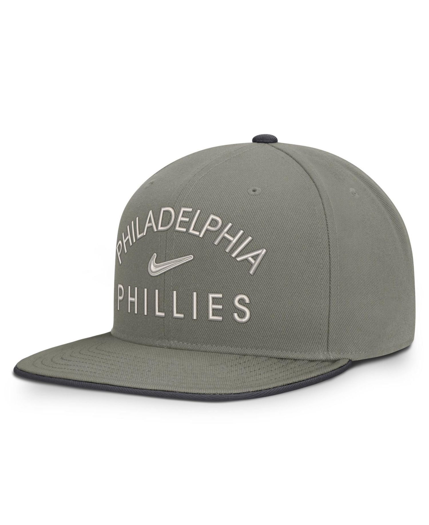 Men's Olive Philadelphia Phillies Pro Dri-FIT Snapback Hat