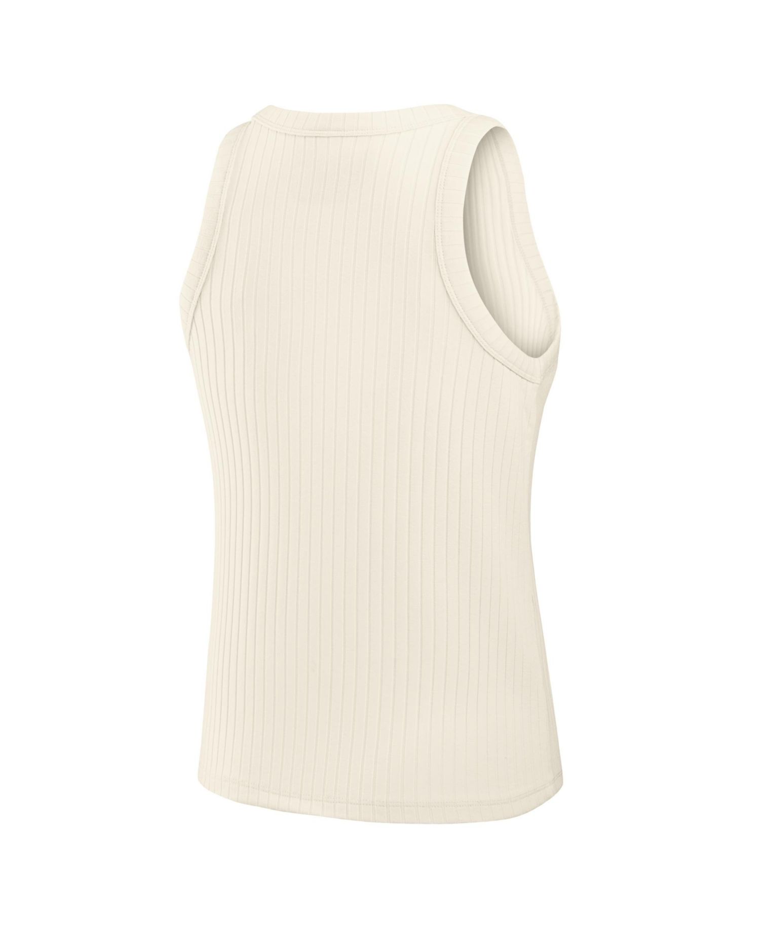 Women's Buffalo Bills Star Play Tri-Blend Sleeveless Crewneck Rib-Knit Tank Top