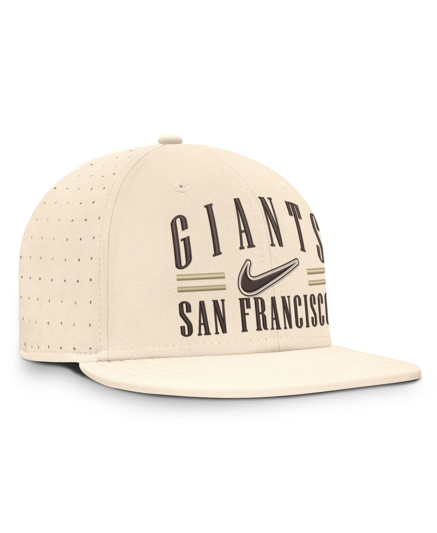Men's Natural San Francisco Giants True Dri-FIT AeroBill Fitted Hat