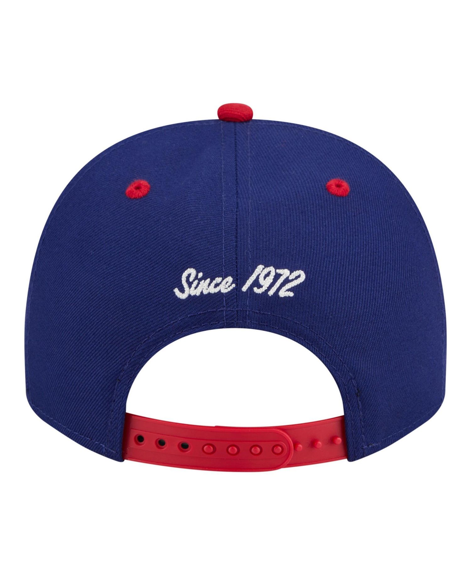 Men's Royal/Red Texas Rangers Arched A-Frame 9FIFTY Adjustable Hat