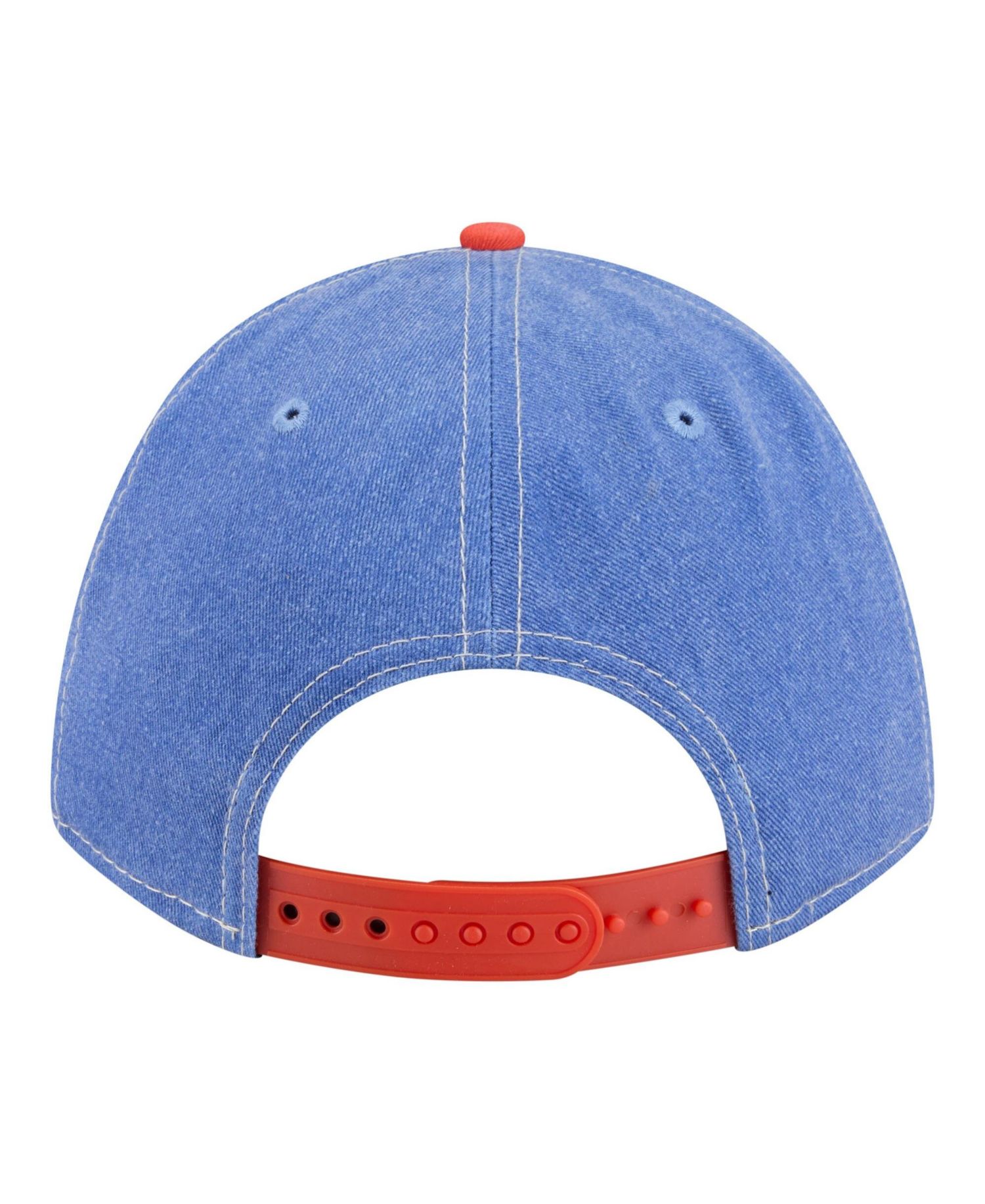 Men's Royal/Orange New York Mets Felt M-Crown 9FORTY Adjustable Hat