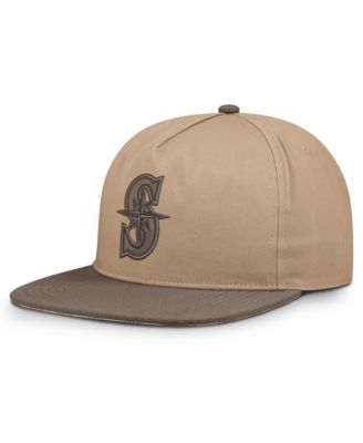 Men's Light Brown Seattle Mariners Statement Adjustable Hat