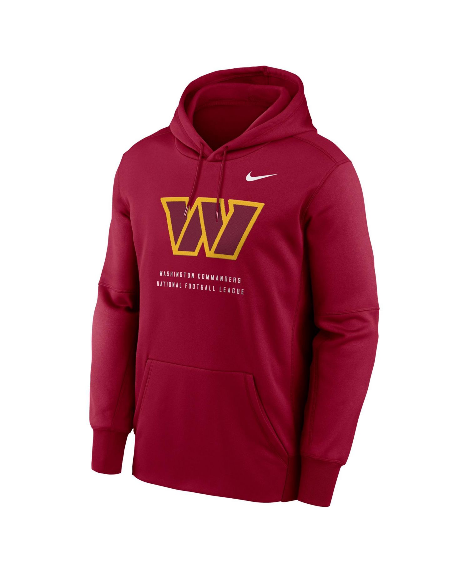 Men's Red Washington Commanders Toss Sweep Therma-FIT Hoodie