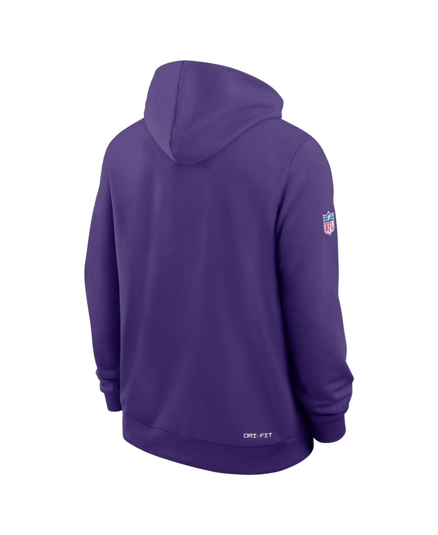 Men's Purple Minnesota Vikings Sideline Standard Issue Top Prospect Dri-FIT Hoodie