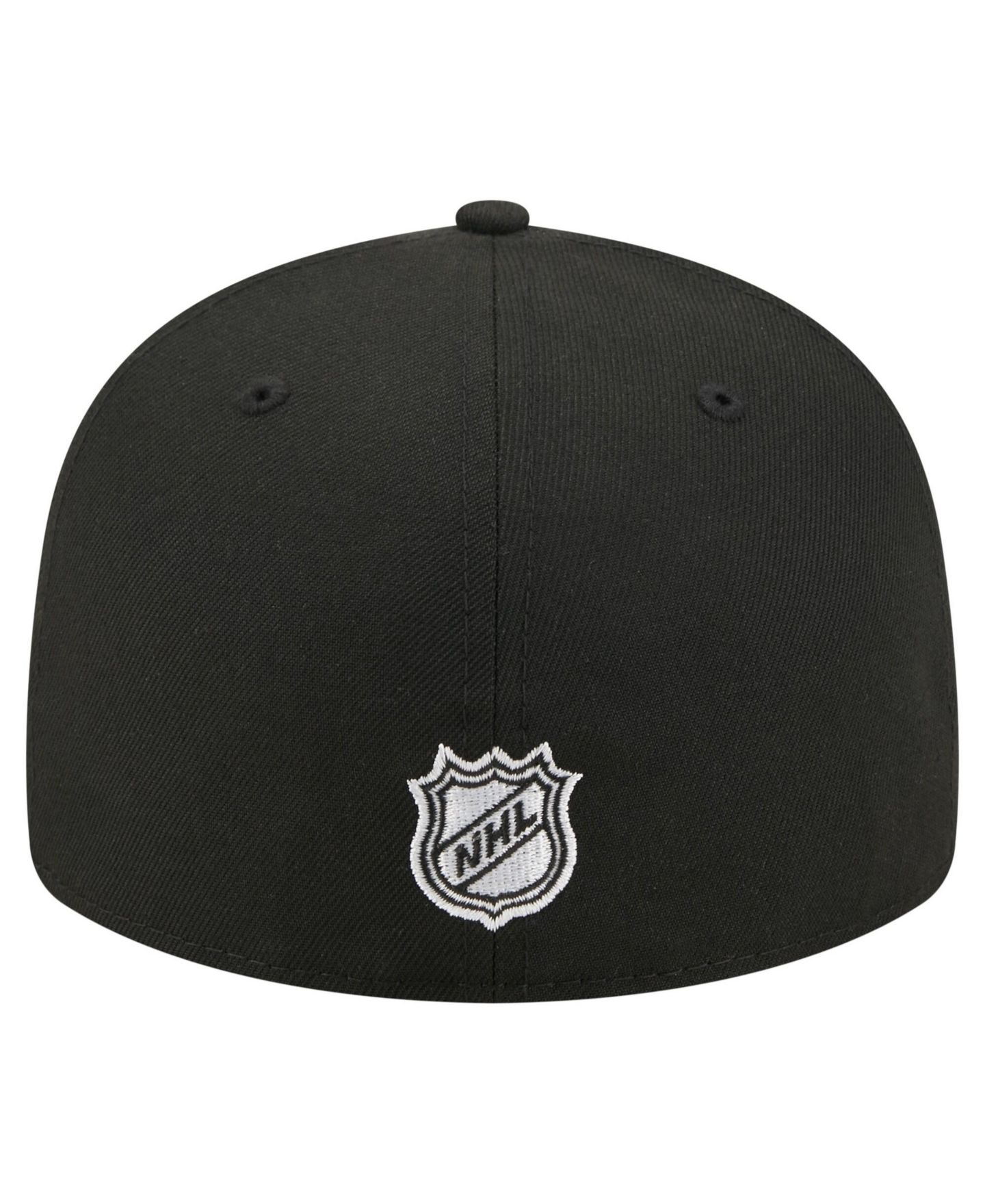 Мужская кепка New Era Black Los Angeles Kings Freedom Pre-Curved 59FIFTY Fitted Hat — фото 4