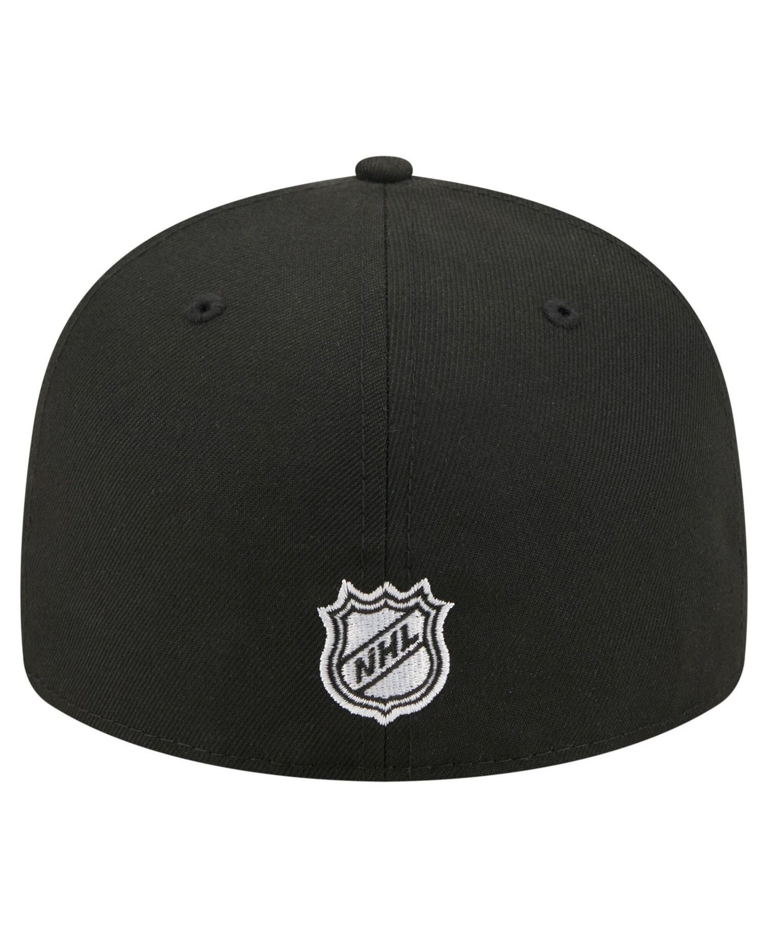 Men's Black Los Angeles Kings Freedom Pre-Curved 59FIFTY Fitted Hat