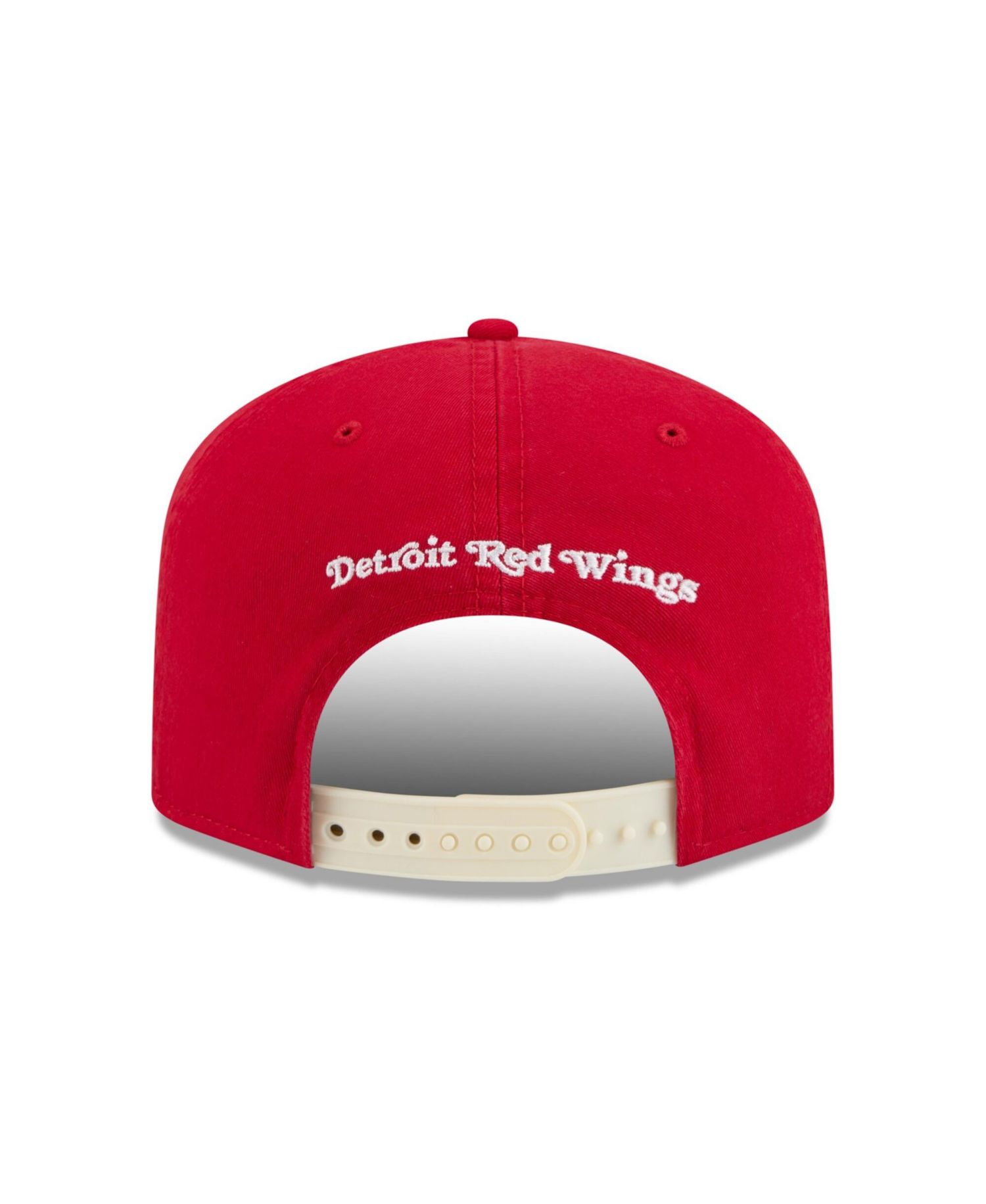 Men's Red Detroit Red Wings Throwback Stanley Cup Champions Side Patch 19TWENTY Adjustable Hat