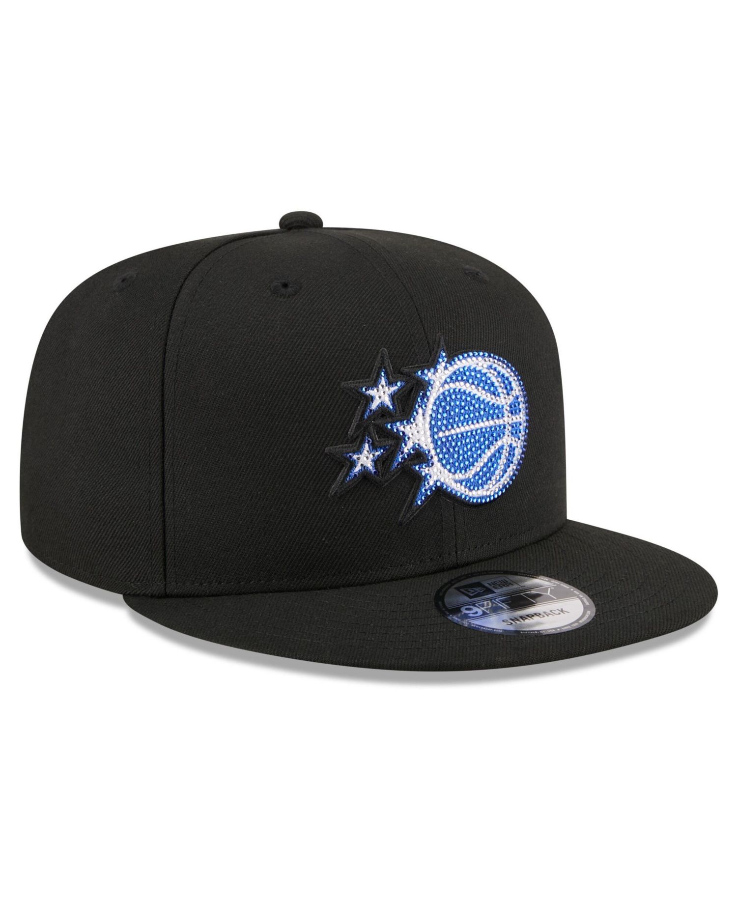 Men's Black Orlando Magic 2026 NBA Draft Crystal 9FIFTY Snapback Hat