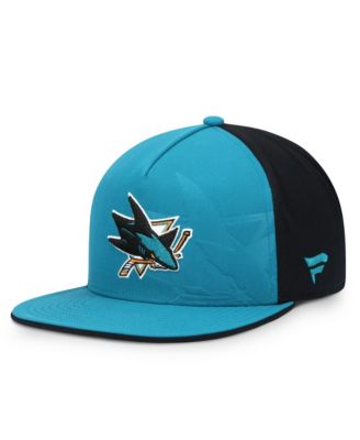 Men's Teal/Black San Jose Sharks Snapback Hat