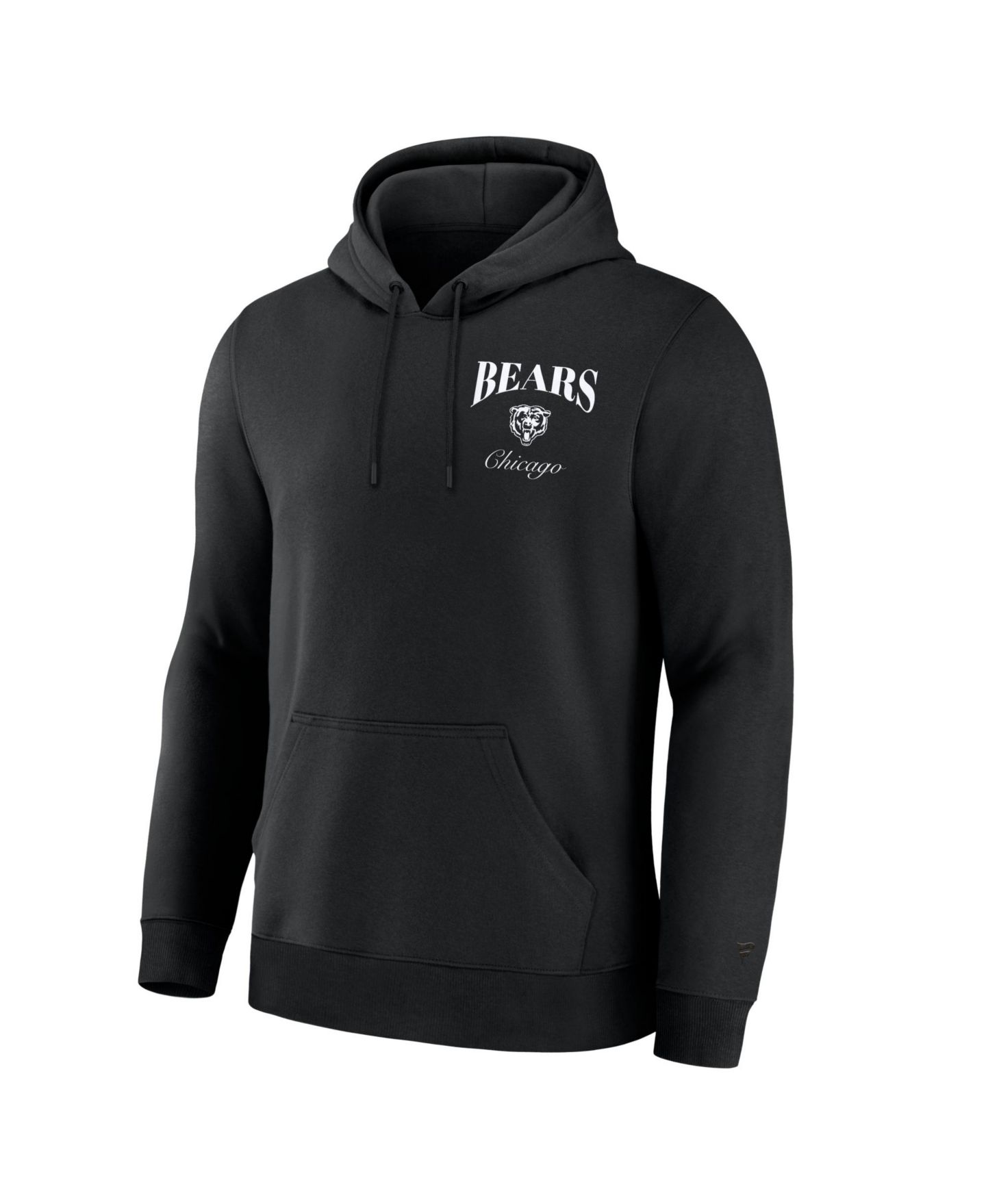 Мужское худи Fanatics Black Chicago Bears Nightfall Long Sleeve Fleece — фото 2