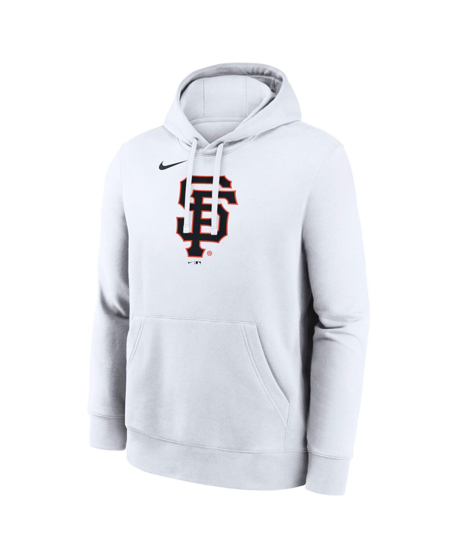 Men's White San Francisco Giants Logo Club Hoodie