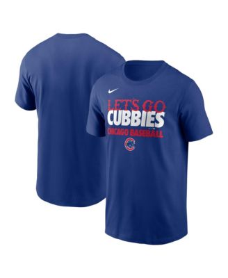 Men's Royal Chicago Cubs City Connect Handwriting Club T-Shirt