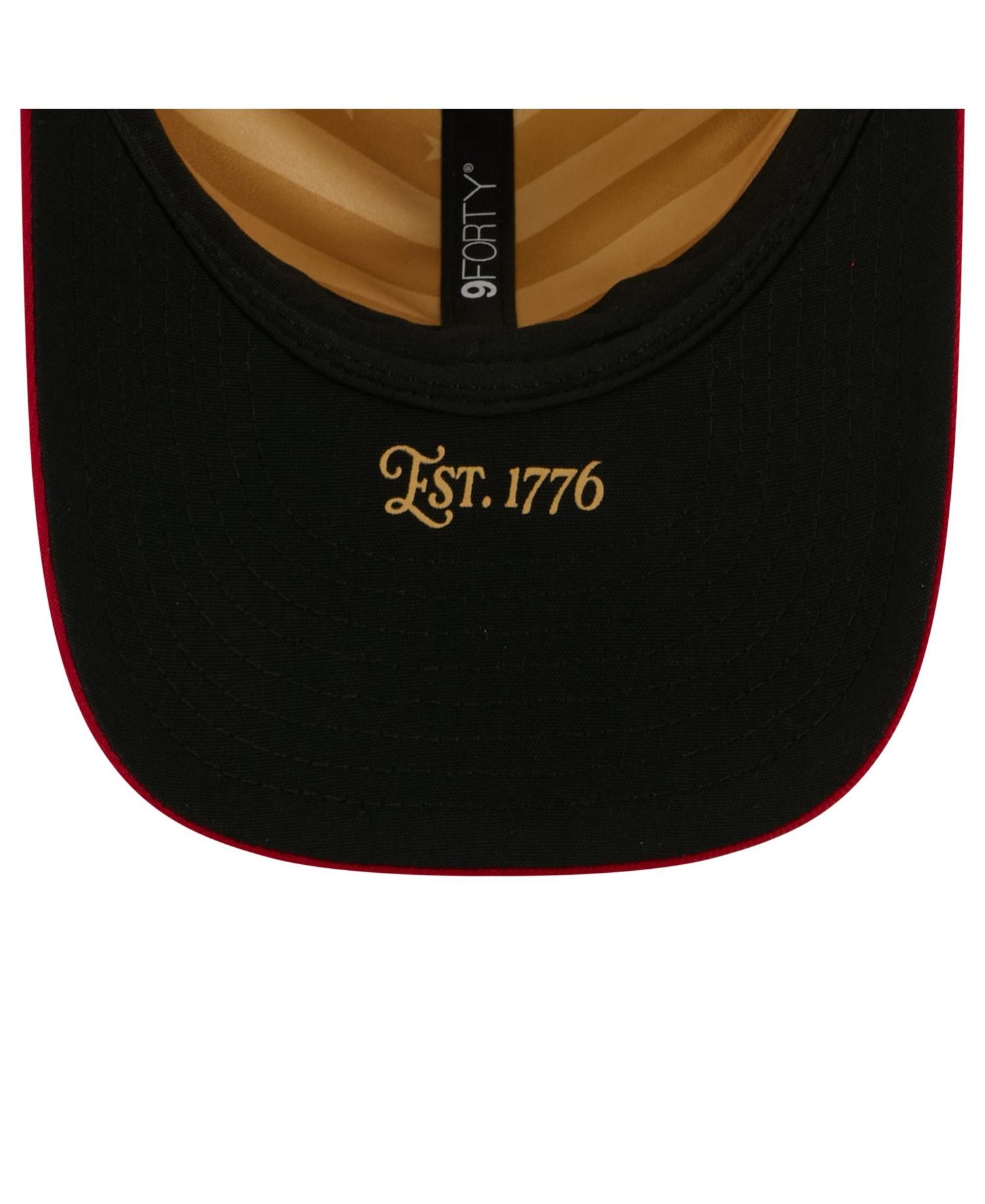 Big Boys and Girls Cream/Red Athletics USA 250 9FORTY M-Crown Adjustable Hat
