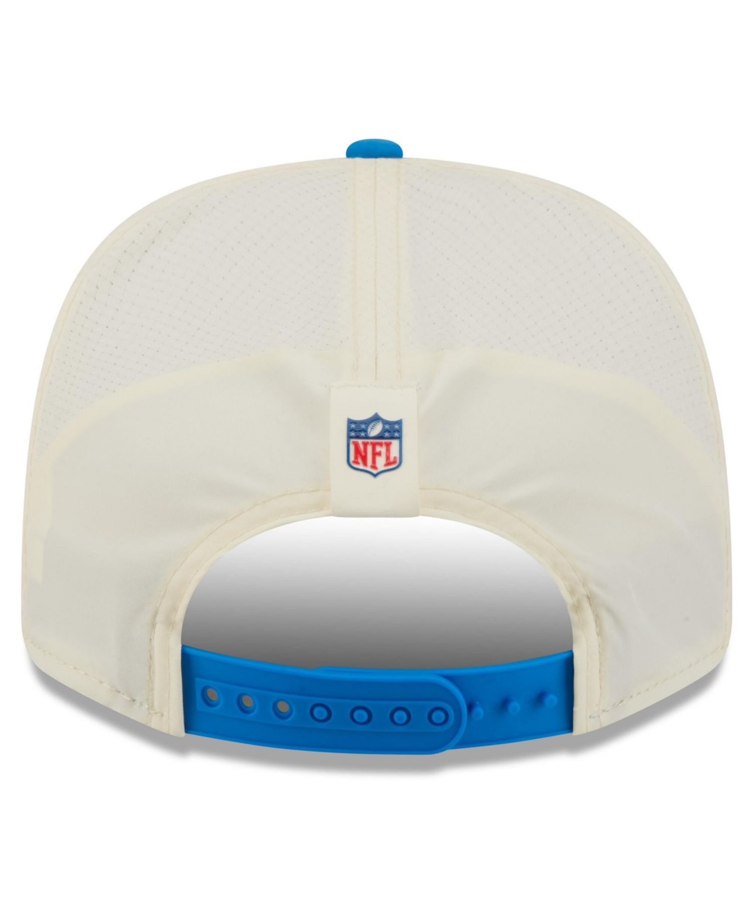 Men's Cream/Blue Detroit Lions 2026 NFL Training Camp 9SEVENTY Adjustable Hat