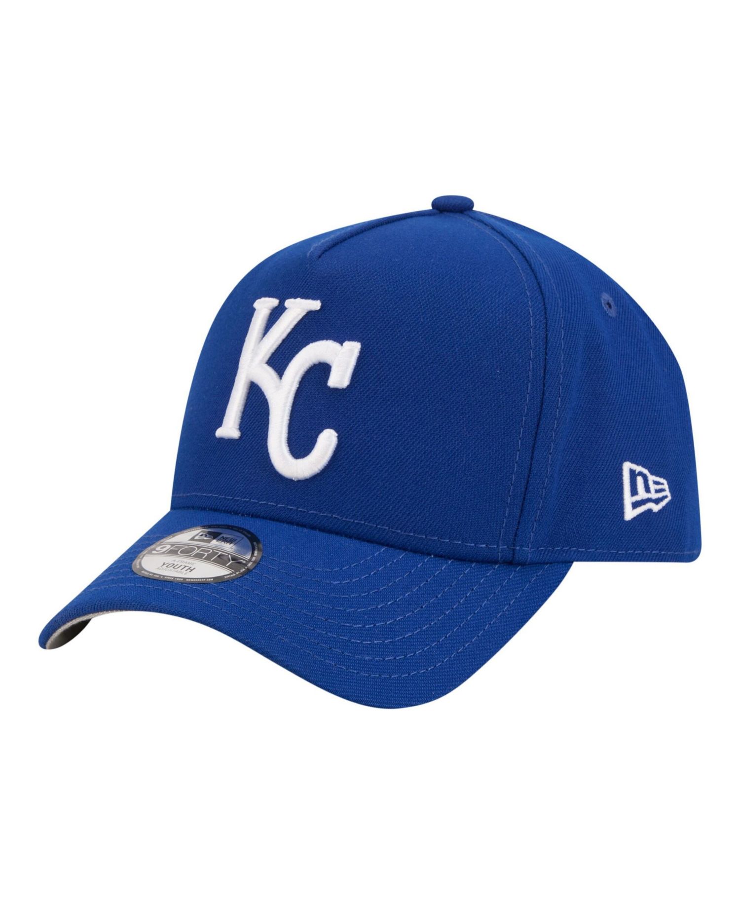 Big Boys and Girls Royal Kansas City Royals 9FORTY A-Frame Adjustable Hat