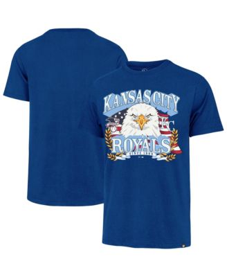 Men's Royal Kansas City Royals Americana Eagle T-Shirt