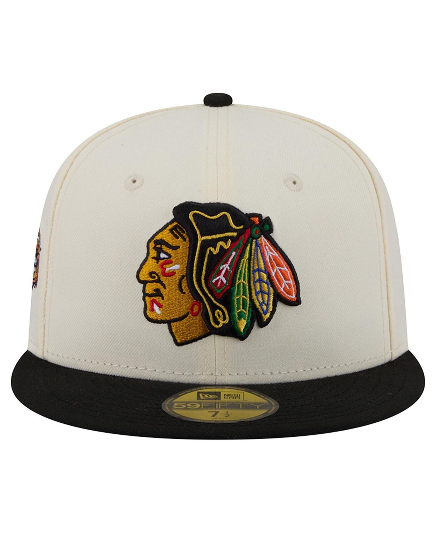 Men's Cream Chicago Blackhawks 250th Anniversary of the United States Two-Tone 59FIFTY Fitted Hat