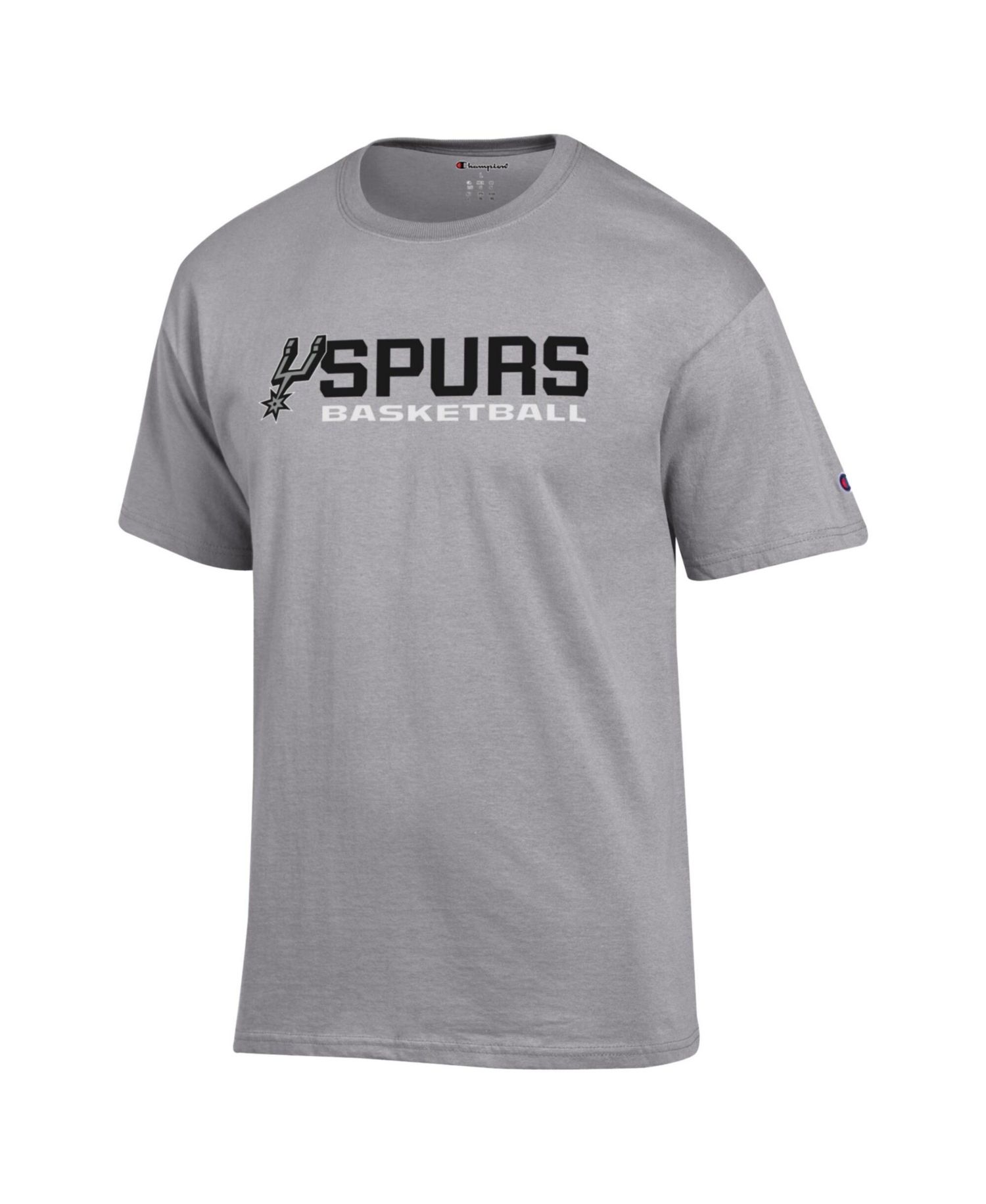 Men's Gray San Antonio Spurs Basketball Jersey Cotton T-Shirt