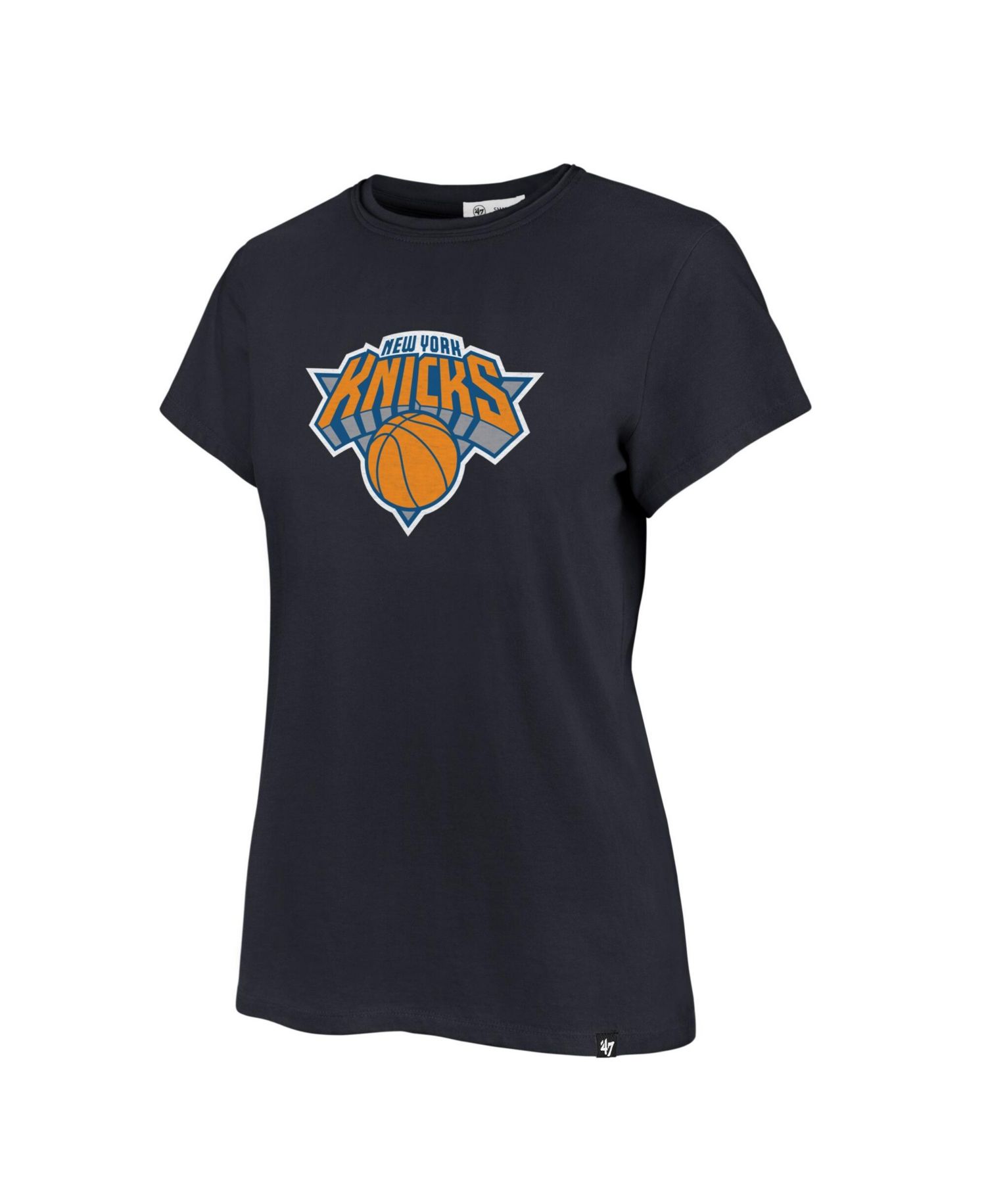 Women's Navy New York Knicks Premier Frankie T-Shirt