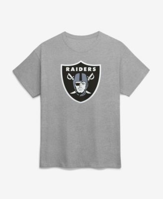 Men's Gray Las Vegas Raiders Primary Logo T-Shirt