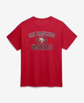 Men's Cardinal San Francisco 49ers Cotton Victory Arch T-Shirt