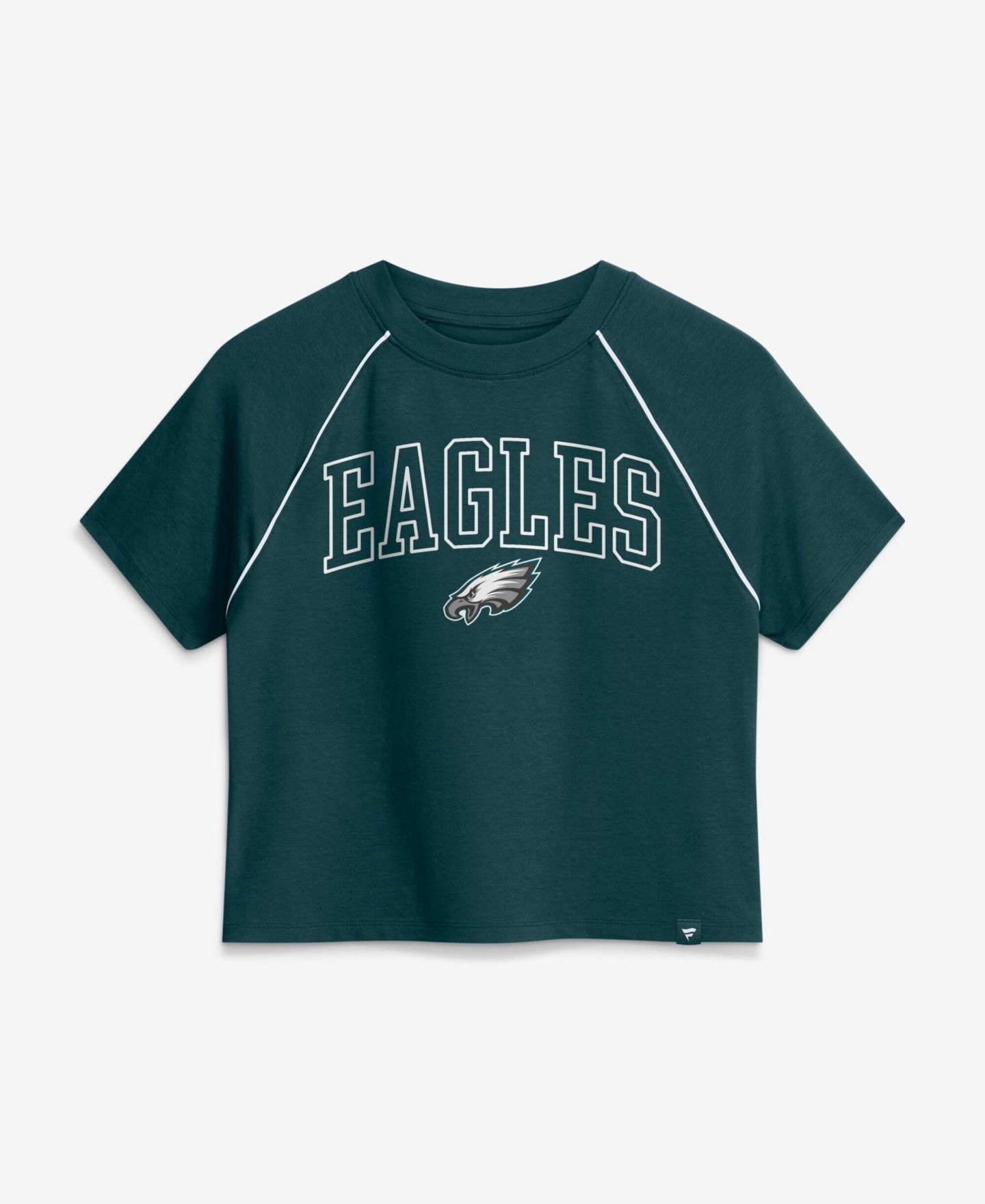 Женская футболка Fanatics Philadelphia Eagles Offensive Scheme Cropped Raglan Crewneck — фото 2