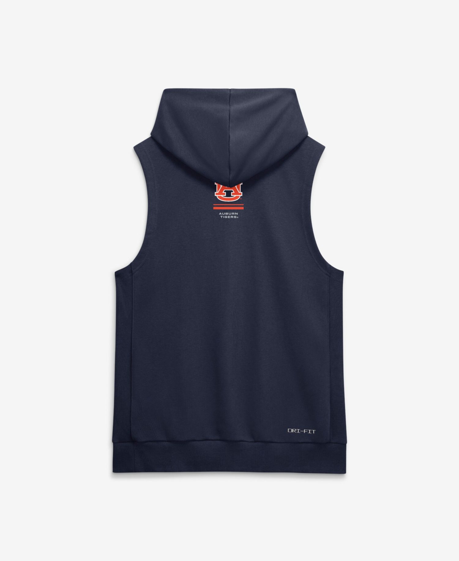 Men's Navy Auburn Tigers 2026 Sideline Sleeveless Dri-FIT Hoodie