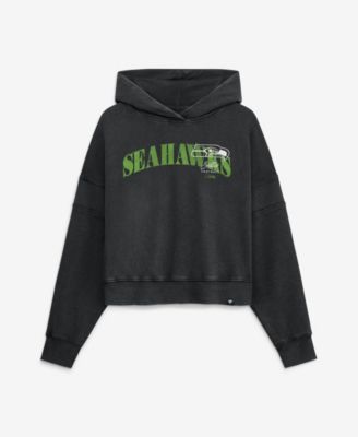 Women's Black Seattle Seahawks Counter Run Pullover Hoodie