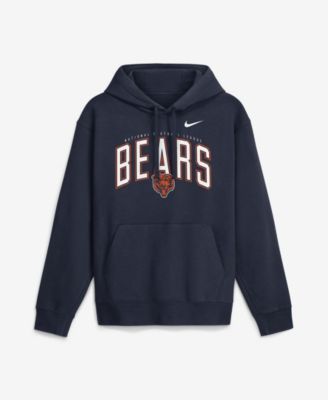 Men's Navy Chicago Bears Expect Victory Club Fleece Pullover Hoodie