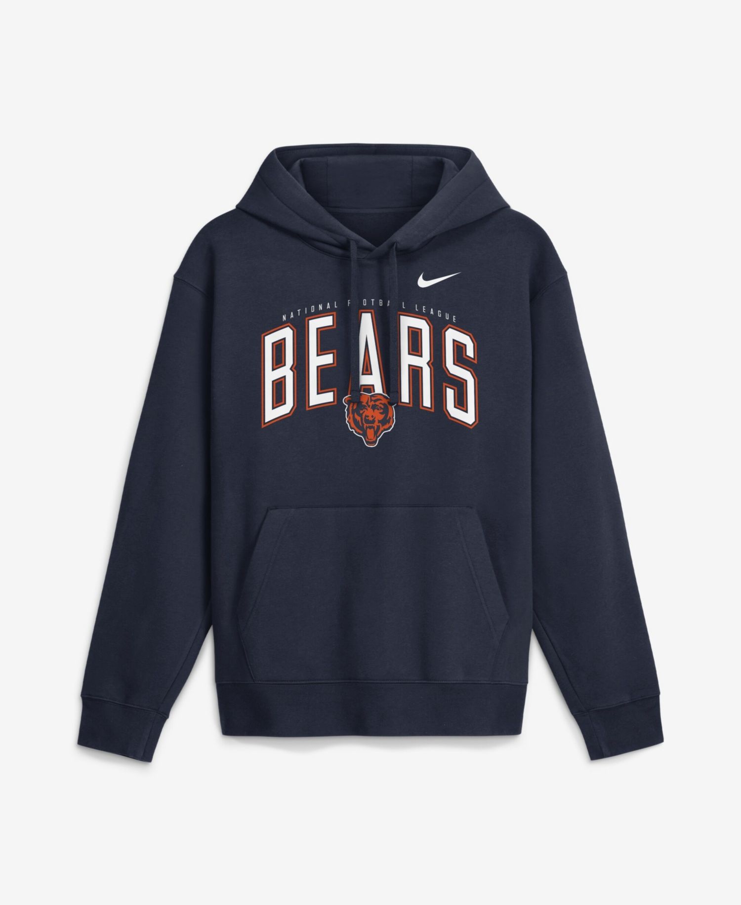 Men's Navy Chicago Bears Expect Victory Club Fleece Pullover Hoodie