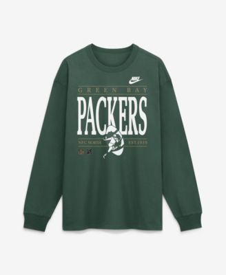 Men's Green  Bay Packers Red Zone Long Sleeve Max90 T-Shirt