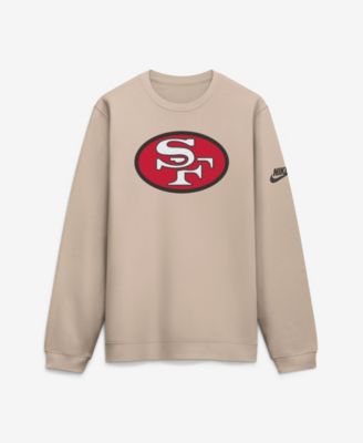 Men's Sand San Francisco 49ers I-Formation Rewind Club Crew Sweatshirt