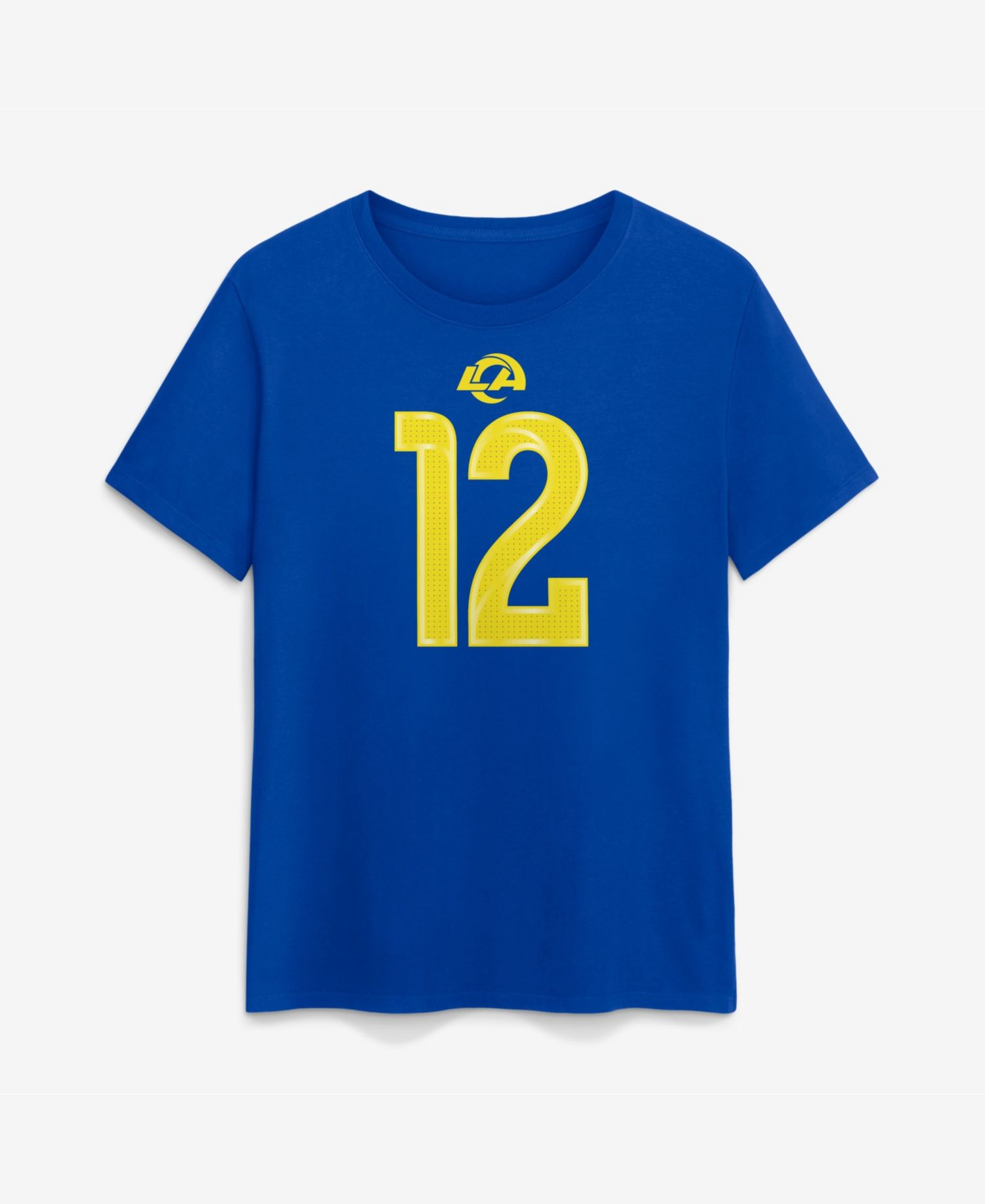 Women's Puka Nacua Royal Los Angeles Rams Name & Number T-Shirt