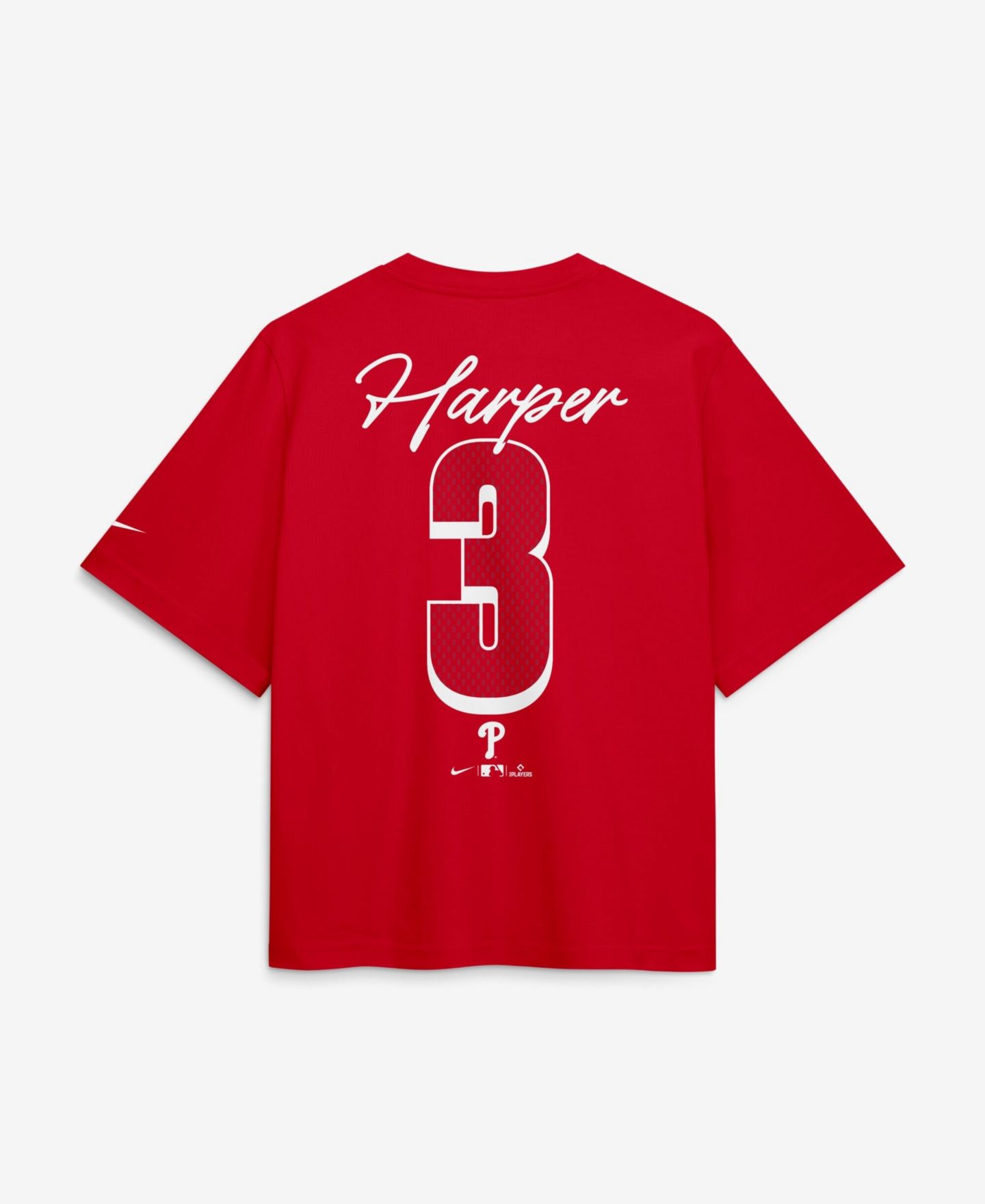 Женская футболка Nike Bryce Harper Philadelphia Phillies Premium Essentials Boxy Name & Number — фото 3