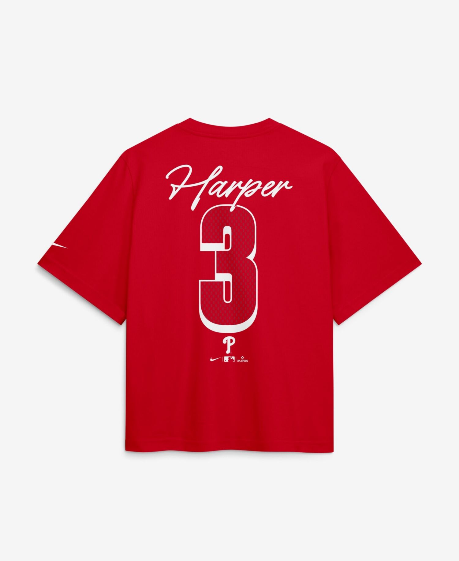 Women's Bryce Harper Philadelphia Phillies Premium Essentials Boxy Name & Number T-Shirt
