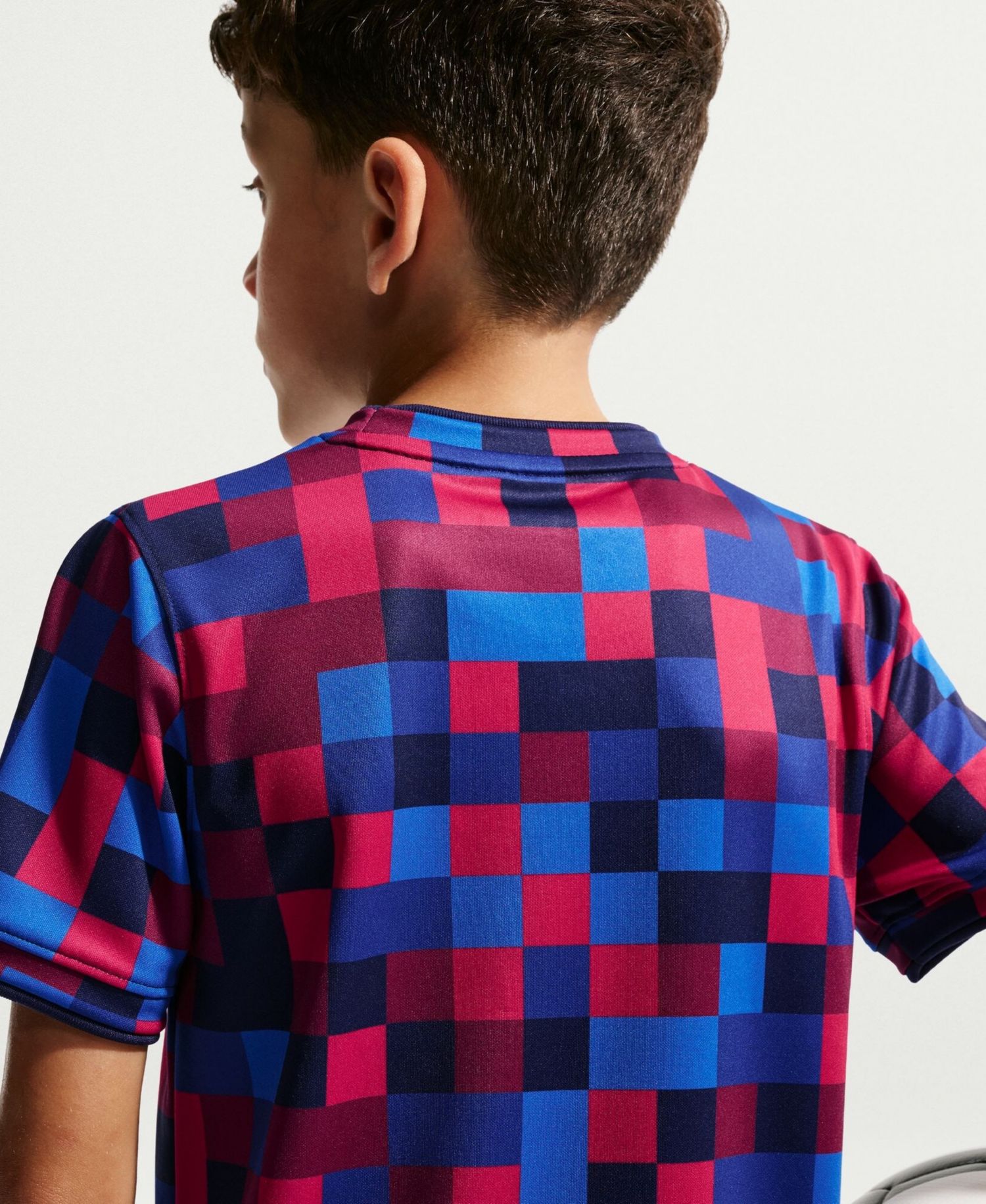 Big Boys and Girls Garnet Barcelona 2026/27 Home Pre-Match Jersey