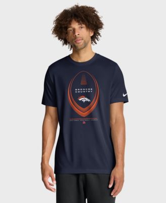Men's Navy Denver Broncos Big & Tall Legend Icon Dri-FIT T-Shirt