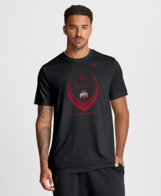 Men's Black Ohio State Buckeyes Primetime Legend Football Icon Dri-FIT T-Shirt