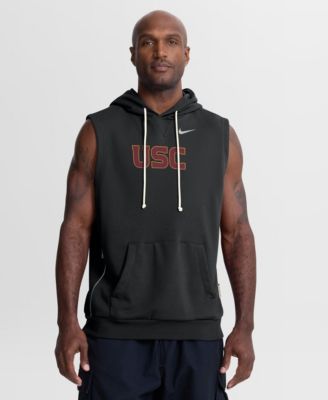 Men's Black USC Trojans 2026 Sideline Sleeveless Dri-FIT Hoodie