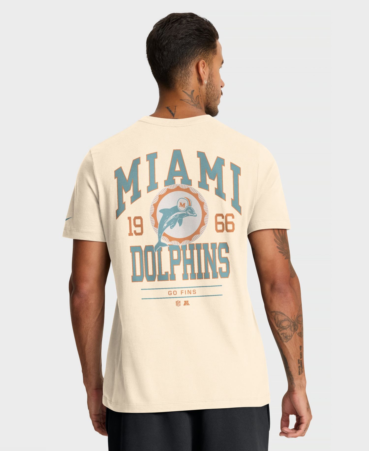 Men's Natural Miami Dolphins Freestyle Essential T-Shirt