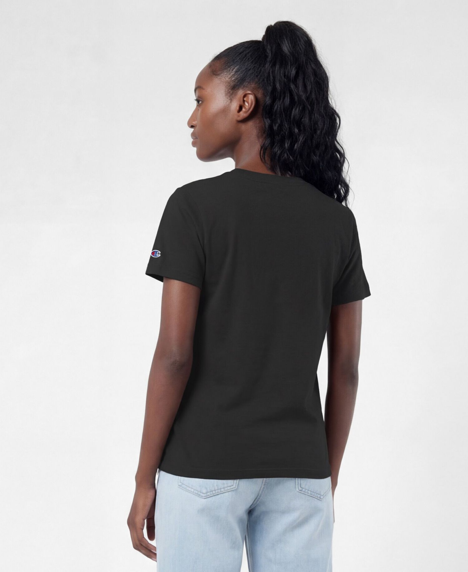 Women's Black Utah Mammoth Wordmark Lockup T-Shirt