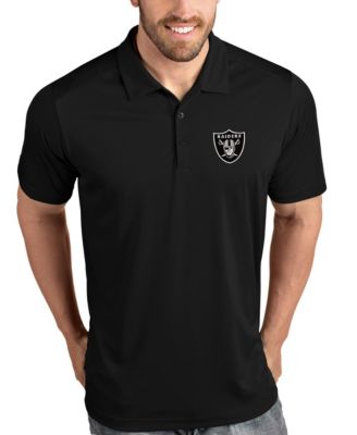Men's Black Las Vegas Raiders Tribute Polo Shirt