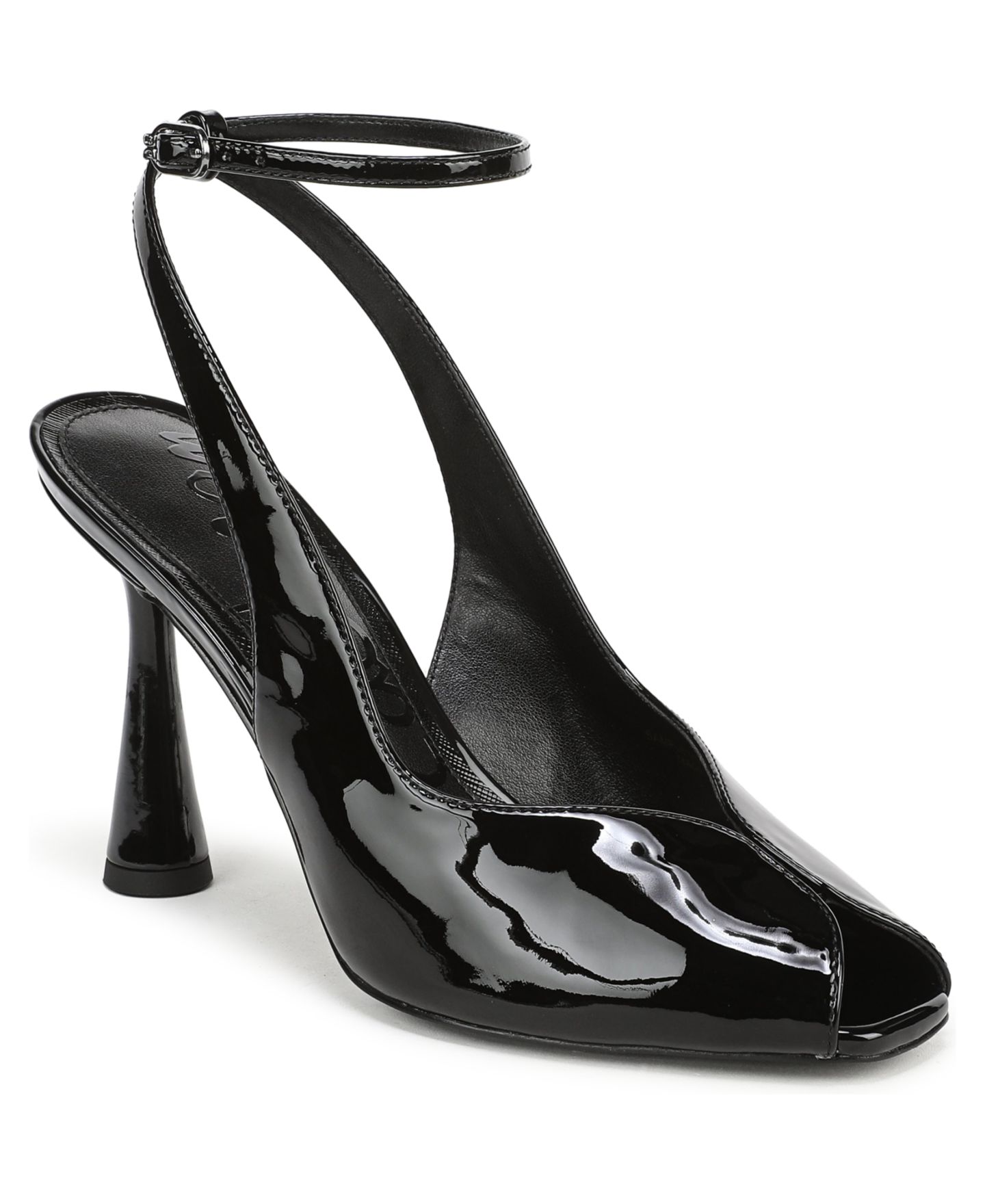 Женские туфли Sam Edelman Esme Stiletto Pumps, цвет: Чёрная лаковая кожа — фото 1