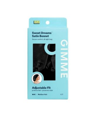 Sweet Dreams Satin Bonnet Ultra Soft Sleep Bonnet  Smooth and Frizz Free Hair Medium Hair, 1 Count