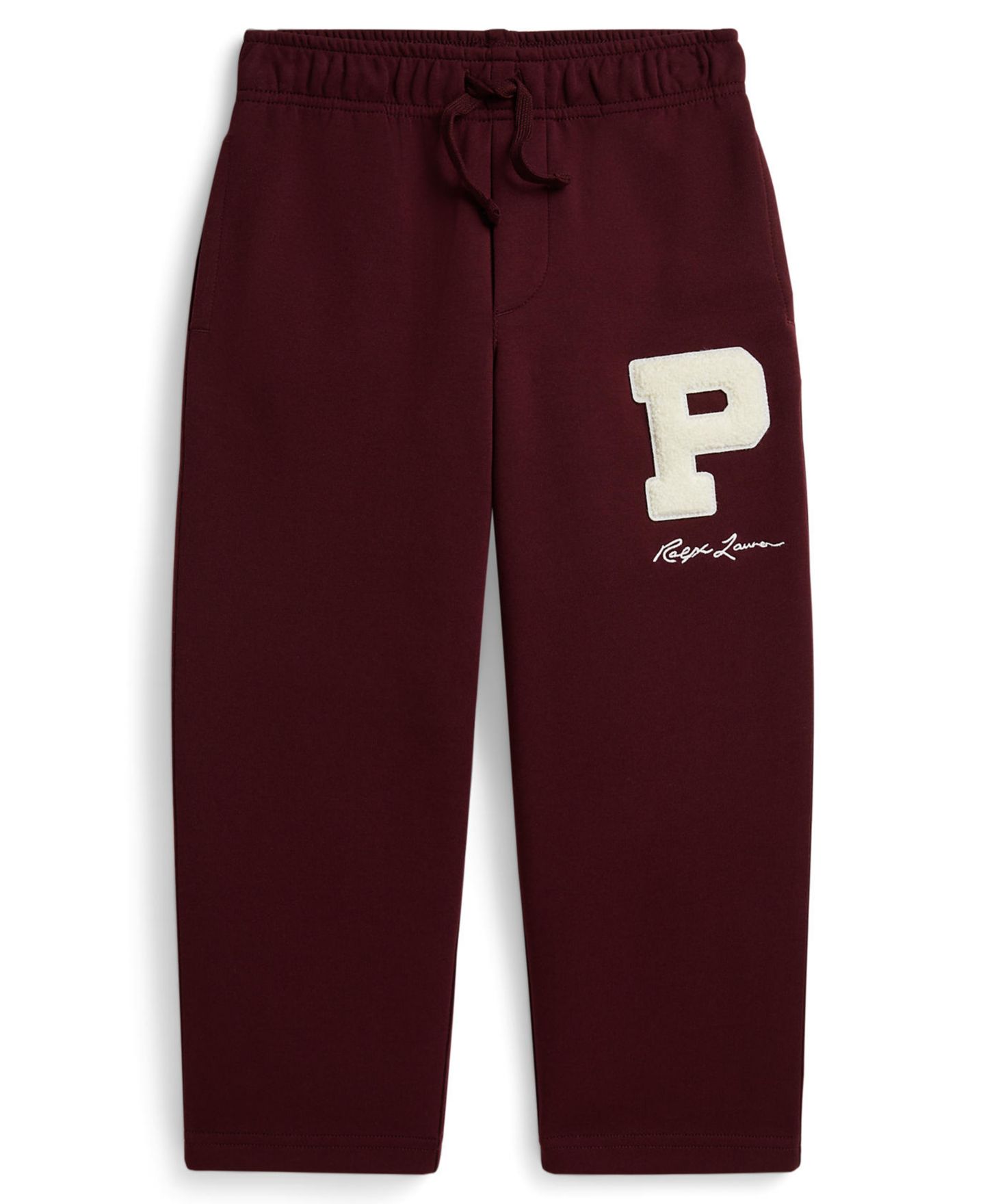 Брюки Polo Ralph Lauren Double-Knit Track Pants для мальчиков, цвет: Насыщенный рубиновый — фото 1