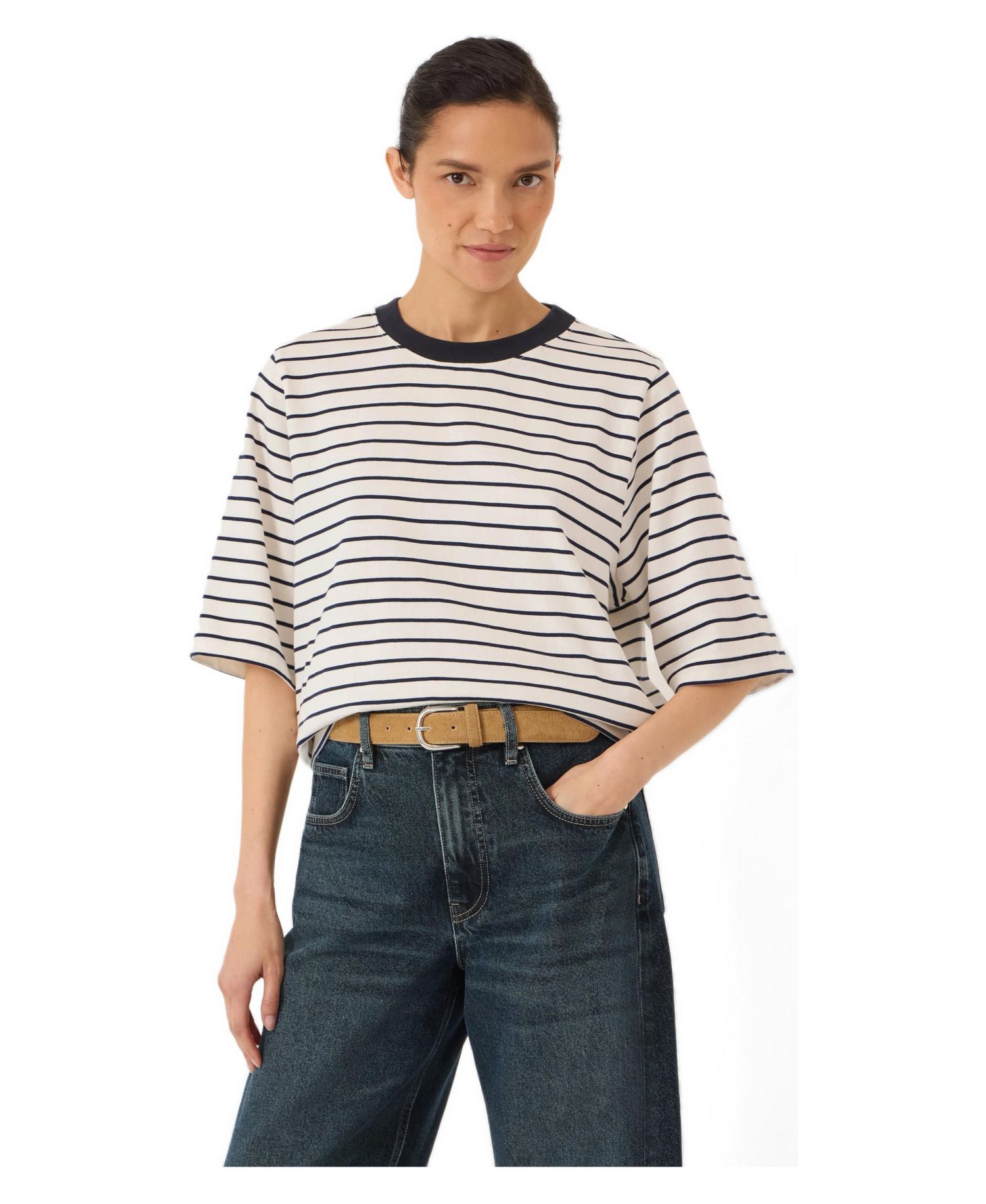 Women's Romina Cotton Stripe T-shirt