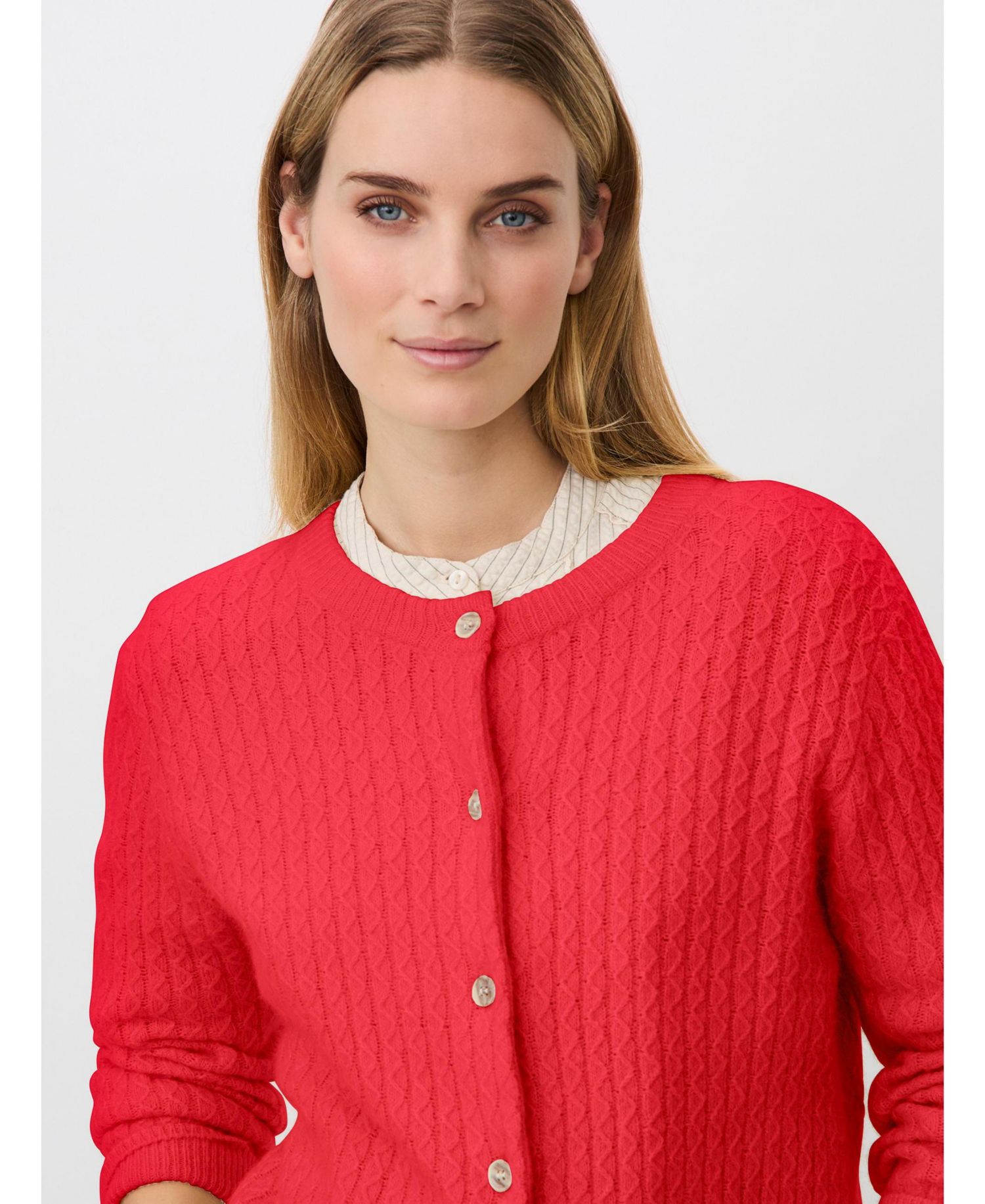 Women's MaLeryntha Cable-Knit Button-Front Cardigan